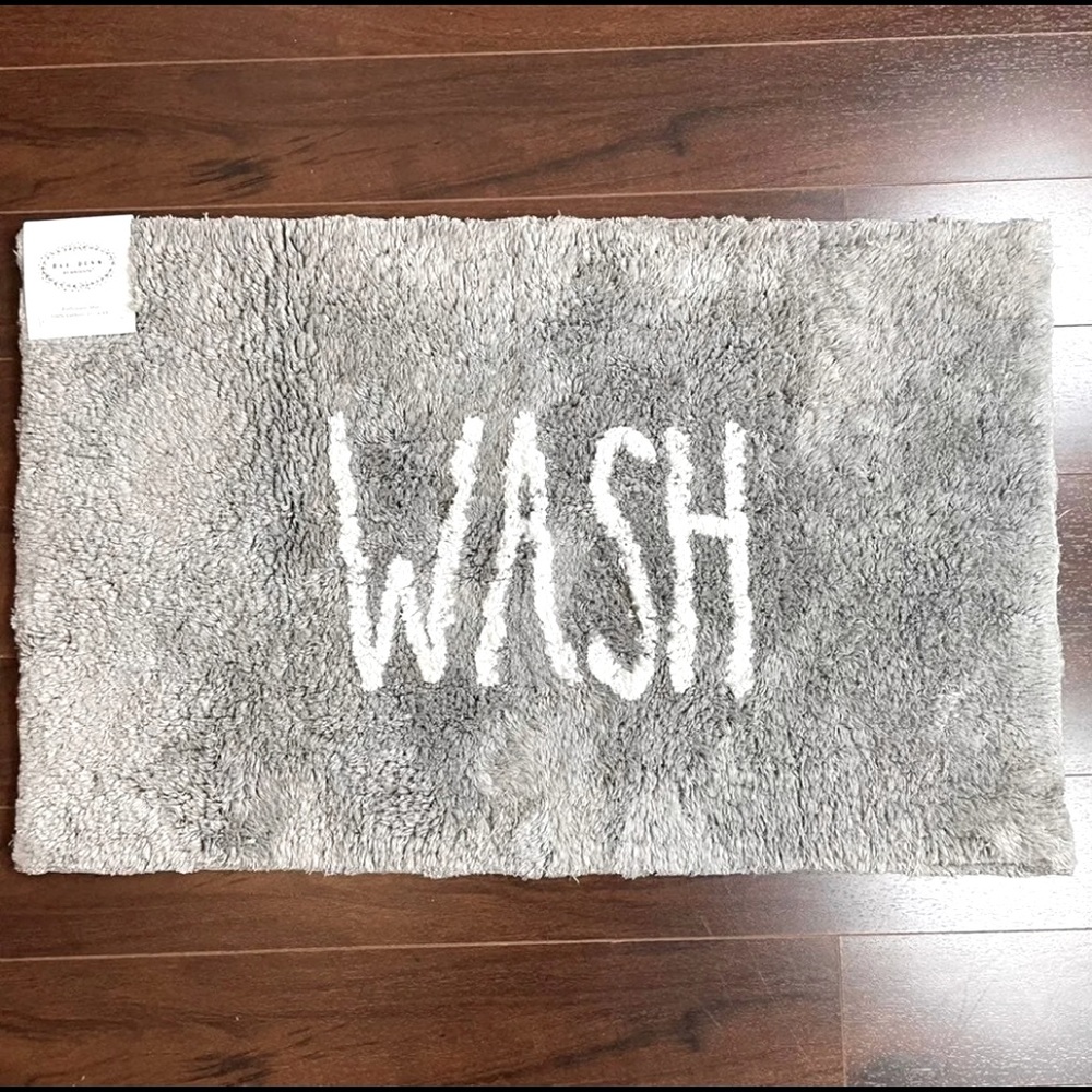 Rae Dunn WASH Bathroom Rug/Mat